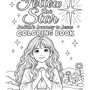 Follow the Star coloring book cover
